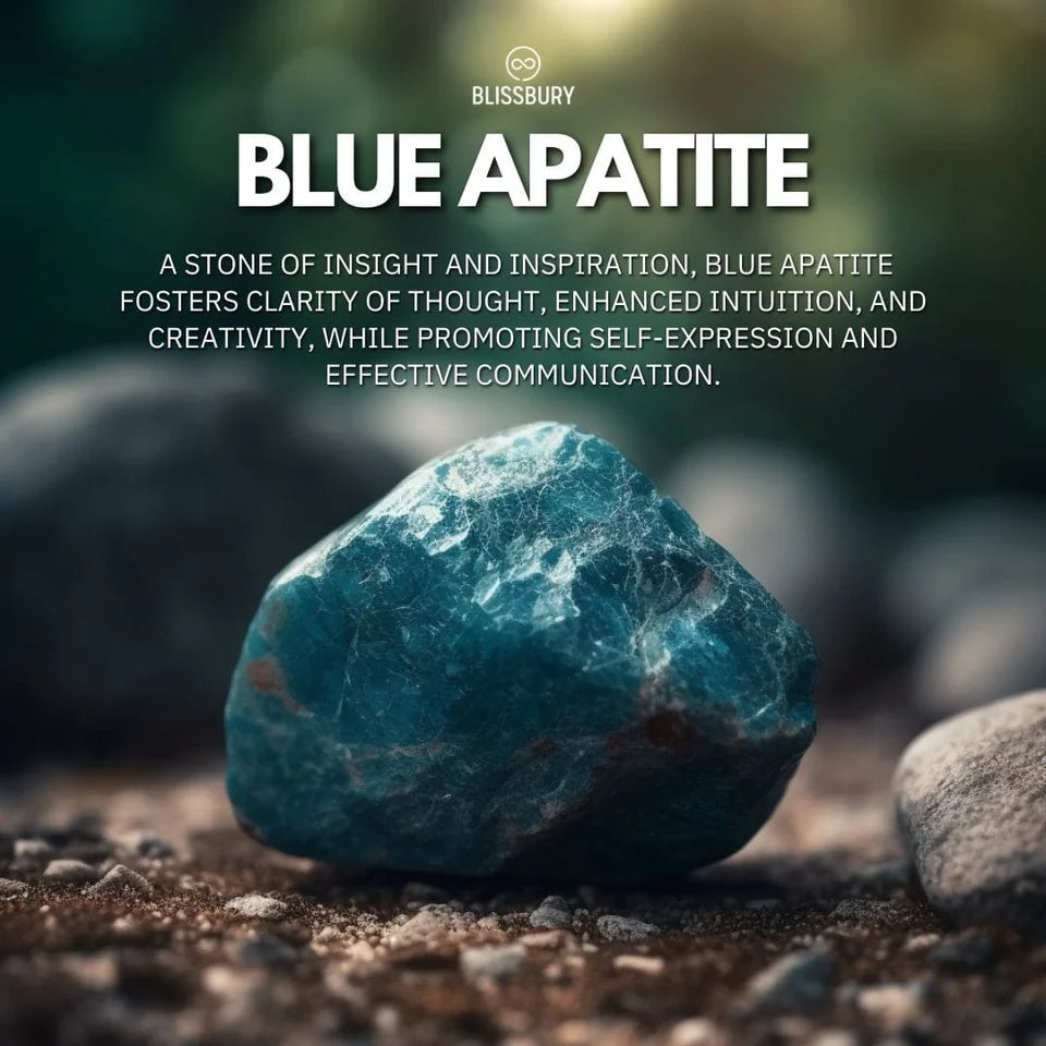 Blue Apatite Bracelet - Clarity, Inspiration, Growth