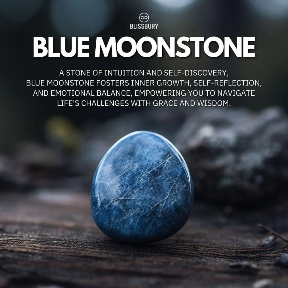 Blue Moonstone Bracelet - Intuition, Growth, Reflection