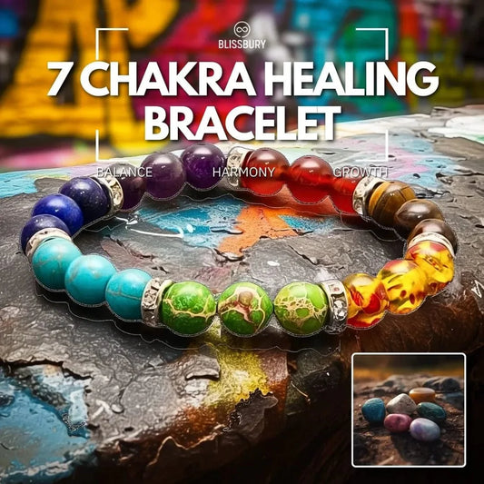 7 Chakra Healing Bracelet - Balance, Harmony, Growth