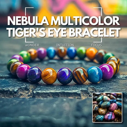 Nebula Multicolor Tiger's Eye Bracelet - Wonder, Intuition, Focus