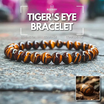 Tiger's Eye Bracelet - Strength, Courage, Confidence